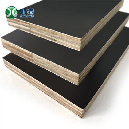 Factory Direct Black Construction Construction Concrete Template Opalwork Topola Core 15 мм 18 мм плівкова опалубна фанера