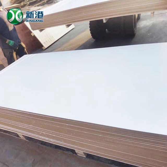 WhiTe Melamine Veneer Plywood MDF Used For Furniture